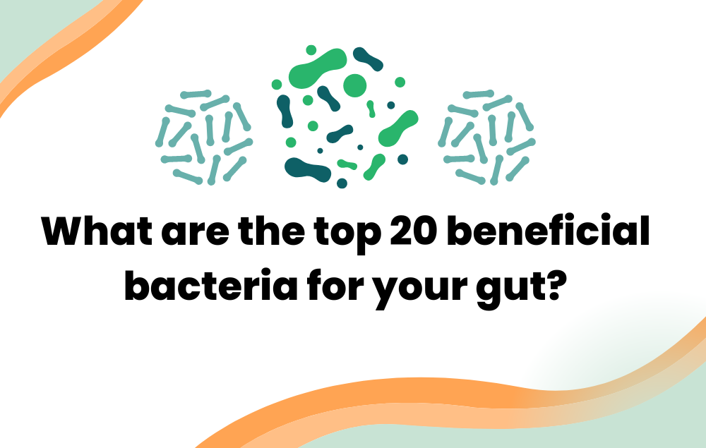 What are the top 20 beneficial bacteria for your gut?