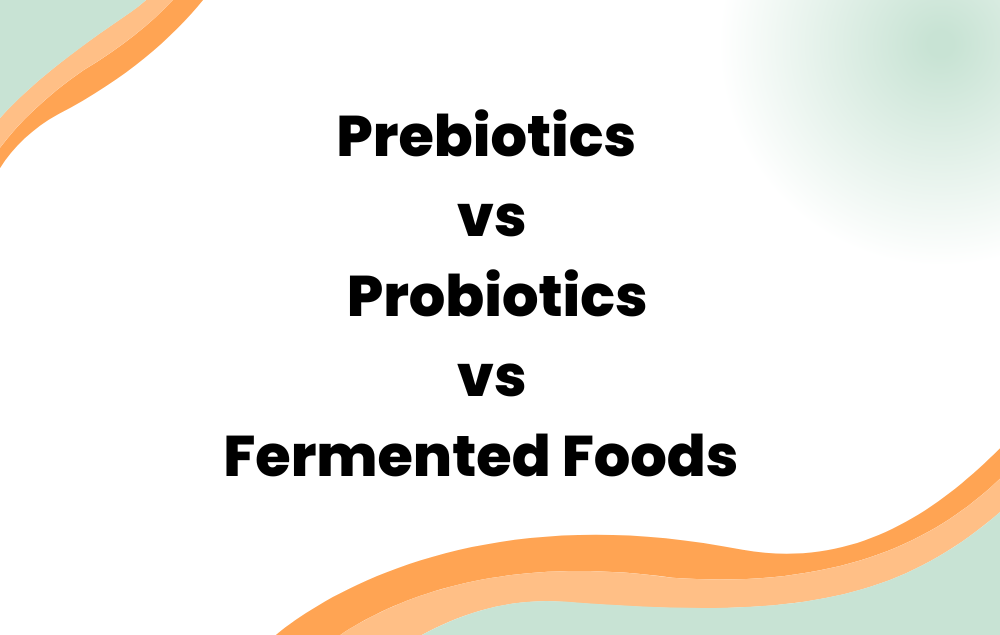 Prebiotics vs Probiotics vs Fermented Foods: What’s the difference, what are the benefits of each and which one should I take?