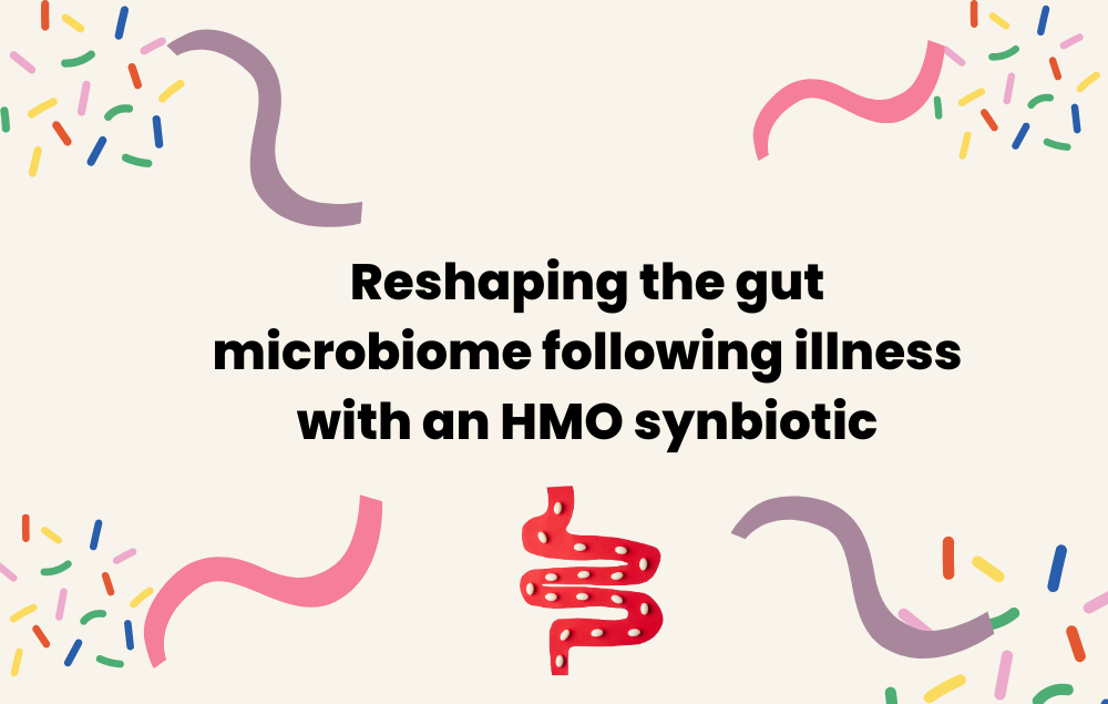 Reshaping the gut microbiome following illness with an HMO synbiotic