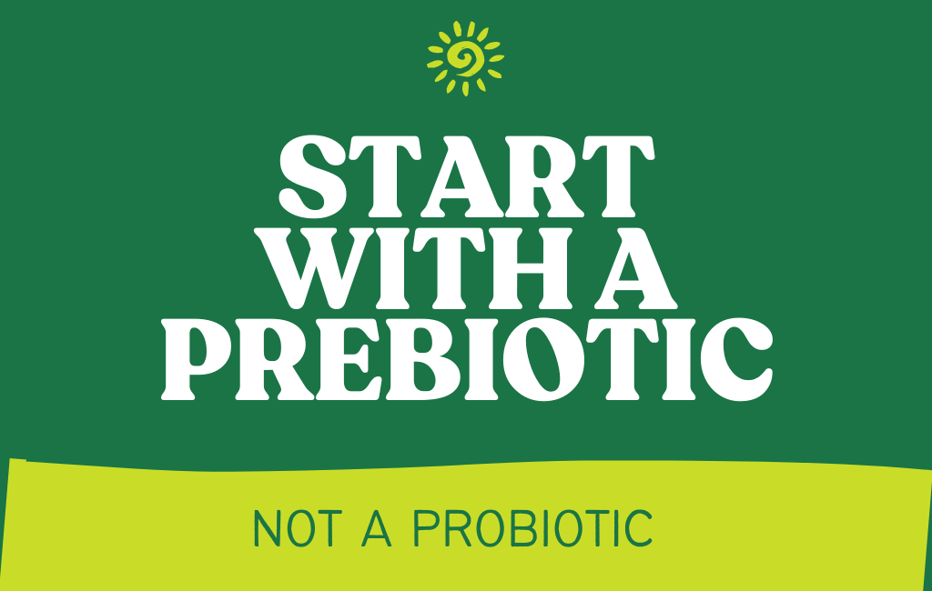 Start with a Prebiotic Instead of a Probiotic - Layer Origin Nutrition