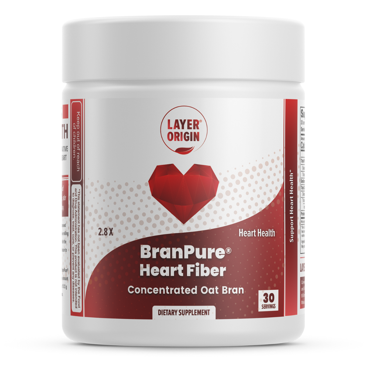 Super Concentrated Oat Bran Fiber BranPUre Heart Fiber