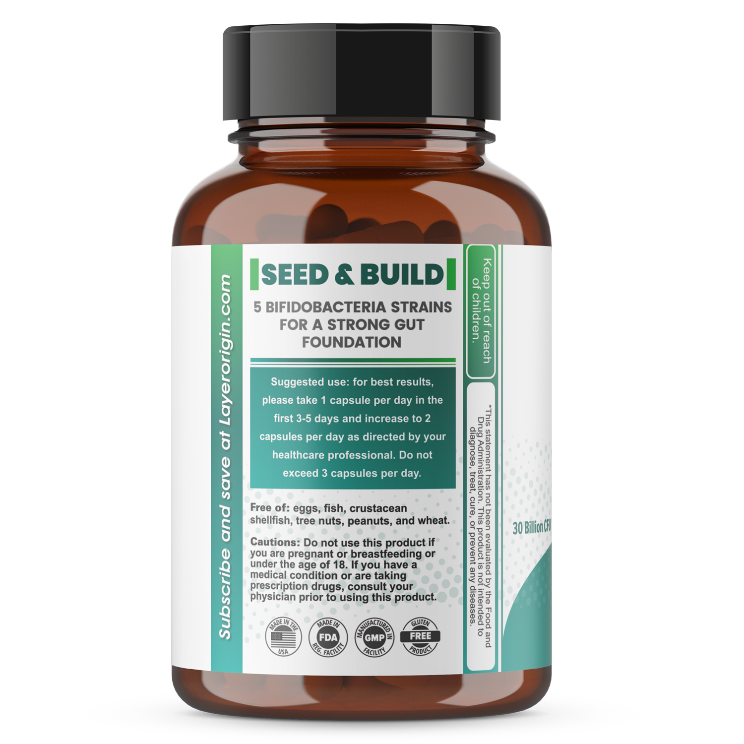 PureBifido™ Probiotics with 5 Strains of Bifidobacteria