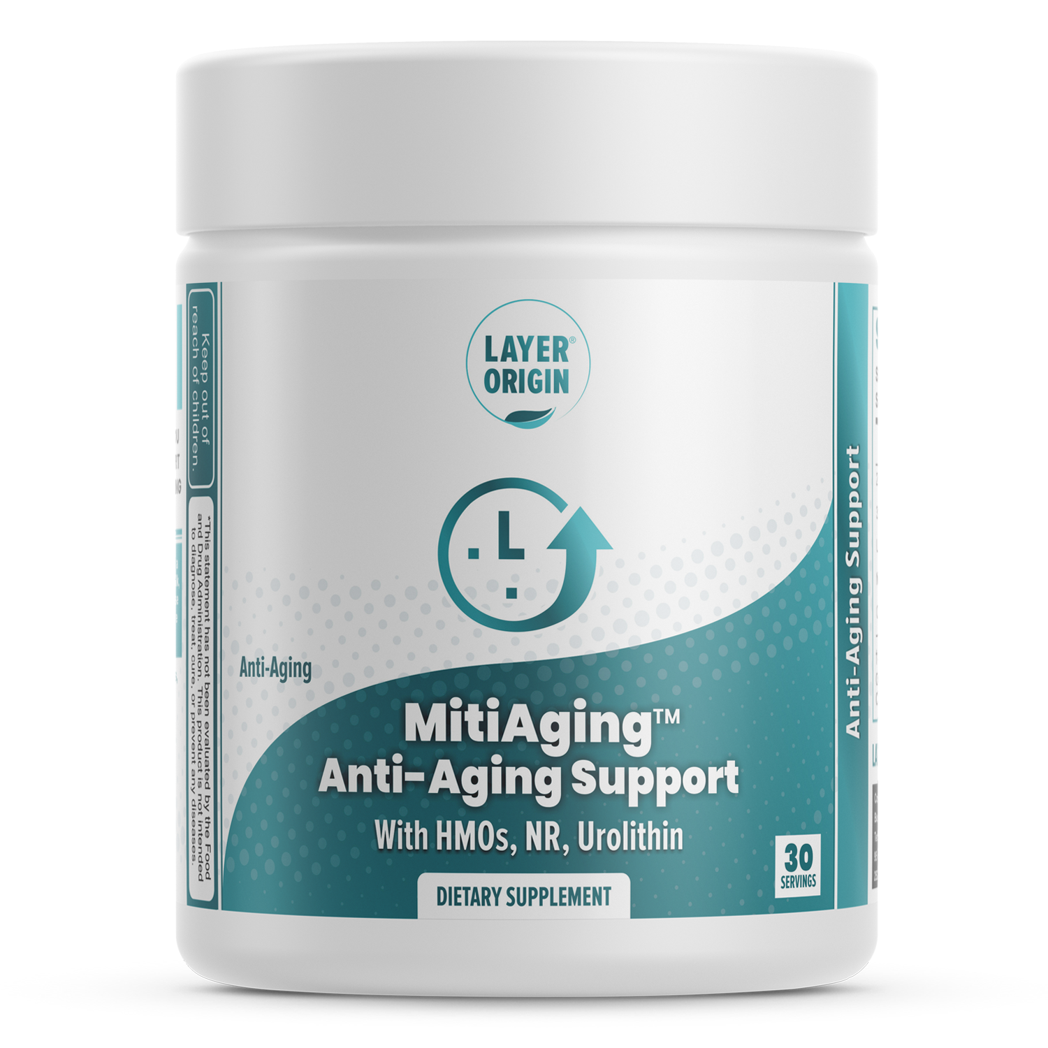 MitiAging Anti-Aging Support with HMOs, Urolithin, and Nicotinamide Riboside